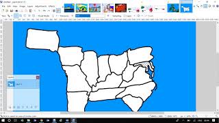 Map of the Eastern States of America - part 1