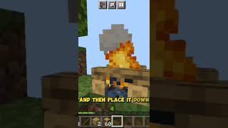 Simple Hack to Get Infinite Fuel In Minecraft 1.20! #shorts #minecraft