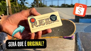 COMPREI UM RED BONES CERAMICS NA SHOPEE por R$89,99 - Review e Unboxing  Rolamento de Skate