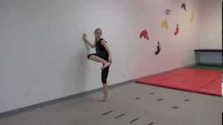 Learn Martial Arts for Beginners- How to do a Sidekick Part 1- Ninja Life with Abbey Masner