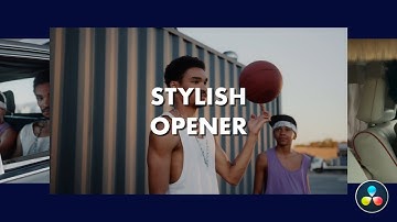 Stylish Opener | DaVinci Resolve Intros Template