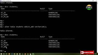 DDL COMMAND IN SQL | Practical implementation of ddl command | DDL COMMAND screenshot 2