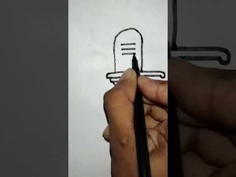 how to draw shiva lingam step by step #ytshorts - YouTube