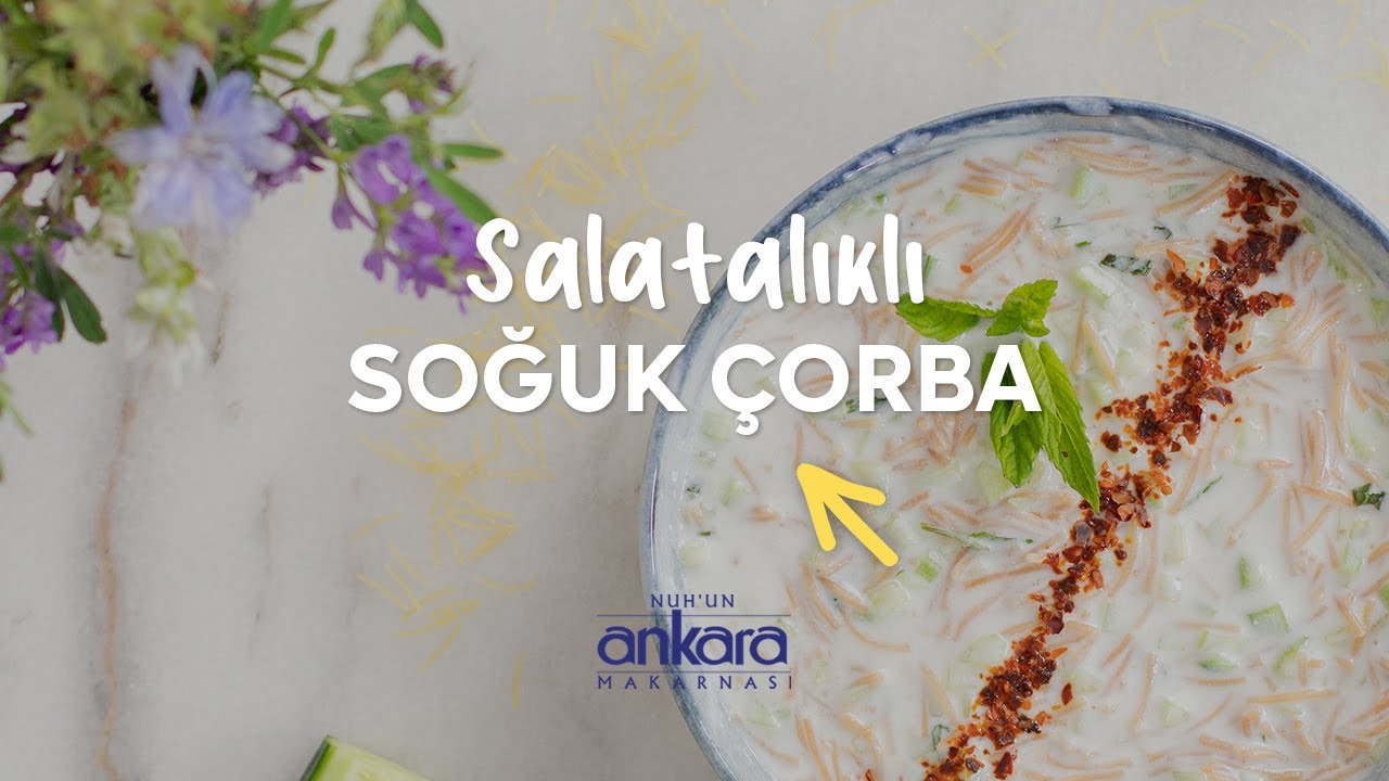 Salatalıklı Soğuk Çorba: Yaza Özel Tarif