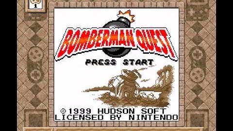 Unused Game Content ~ Bomberman Quest Super Game Boy ATTRC_EN 01 Disable border screensavers