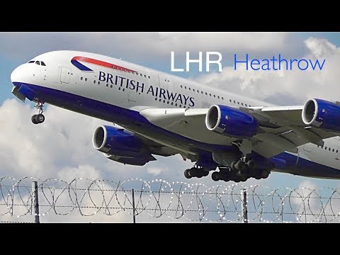 'Late Afternoon Takeoffs Compilation' RW27L, London Heathrow Airport, ✈️✈️