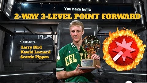 *NEW* RARE 2-WAY 3-LEVEL POINT FORWARD BUILD IN NBA 2K23! SUPER RARE OVERPOWERED DEMIGOD BUILD 2K23!