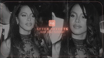 popular bcc lens blur tutorial | after effects