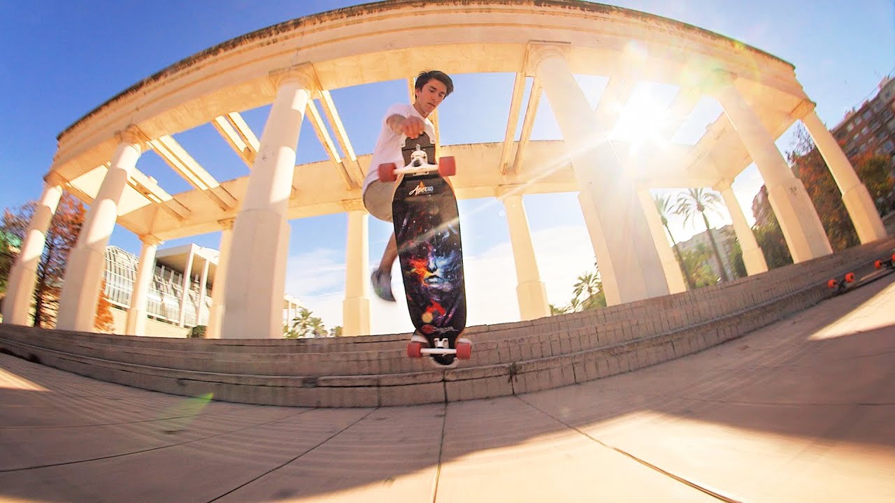 original skateboards derringer 28 Valencia Travels with the Apex 40 DiamondDrop Longboard
