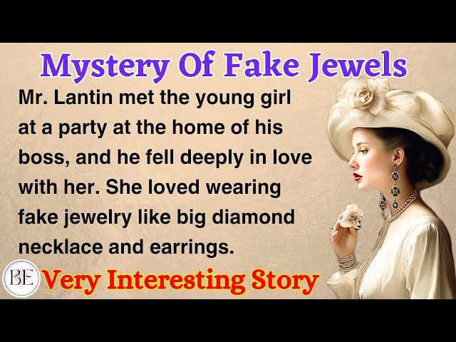 Learn English through Story ⭐ Level 1 - Mystery of Fake Jewels - Graded Reader class=