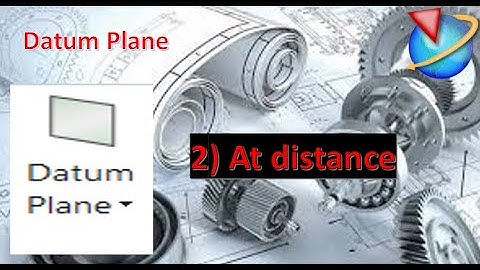 1.3 How to create a datum plane at distance in nx software. #datum planes