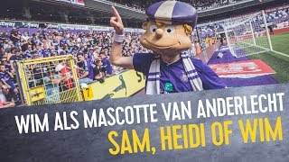 Wim als mascotte van Anderlecht | Sam, Heidi & Wim