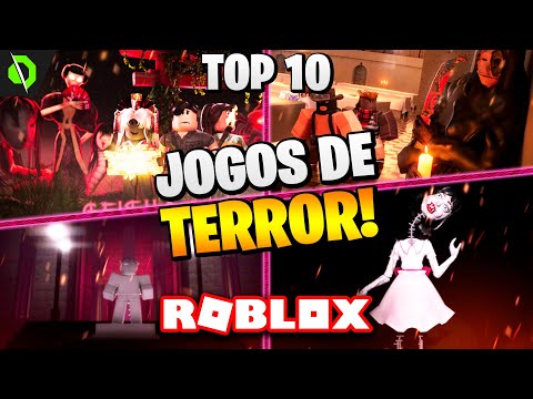 ASSUSTADORES! TOP 10 JOGOS de TERROR mais MEDONHOS do ROBLOX! Parte 2 