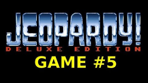 Jeopardy! Deluxe Edition [SNES] Game #5 on June 30th 2022