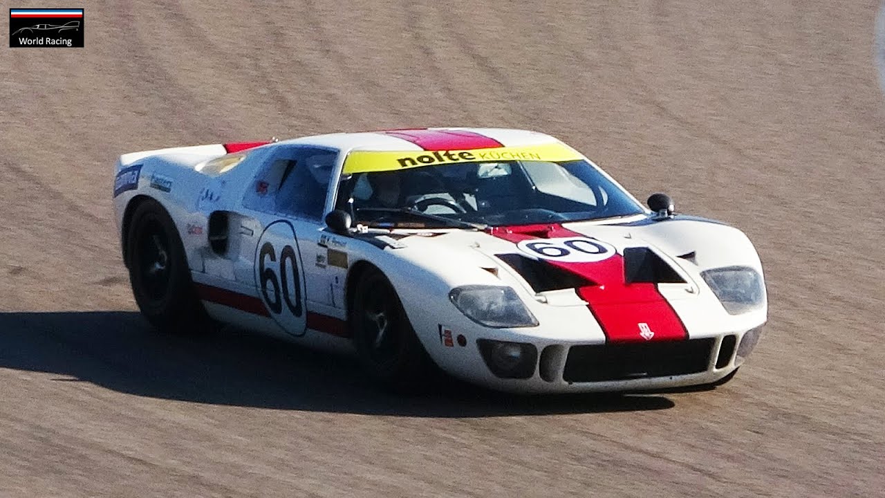 Ford GT40 Extremely Loud V8 ! What A Sound ! Dijon Motors Cup 2021