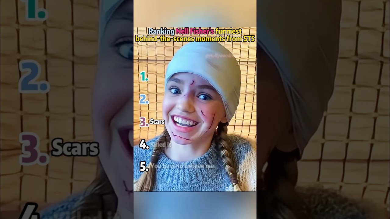 Ranking Nell Fisher's funniest behind-the-scenes moments from ST5. #StrangerThings5 #NellFisher