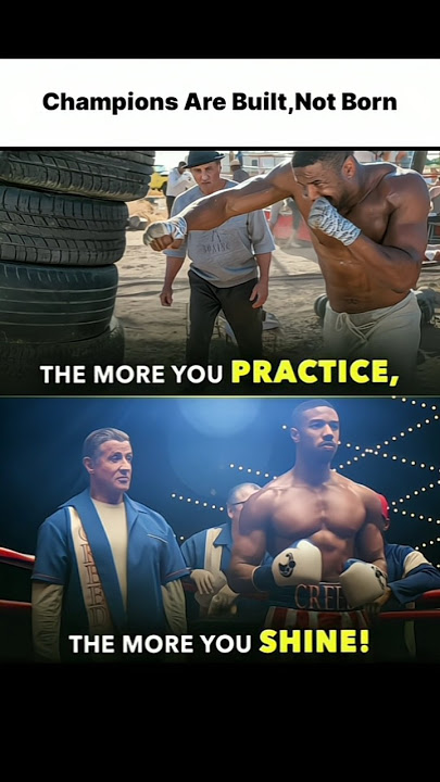 From Practice to Glory 🥊 | Creed Motivation #shorts