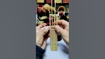 Beginner - Friendly Bamboo Weaving Basket Tutorial | Easy DIY Craft for Everyone