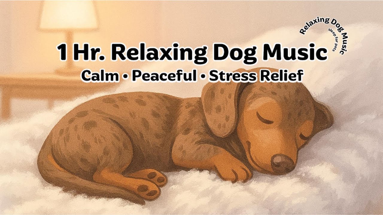 1 Hr. Relaxing Dog Music | เพลงกล่อมน้องหมา 1 ชั่วโมง | Calm & Sleep & Stress Relief