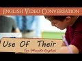 Use Of  &#39;Their&#39; - English grammar and usage lessons
