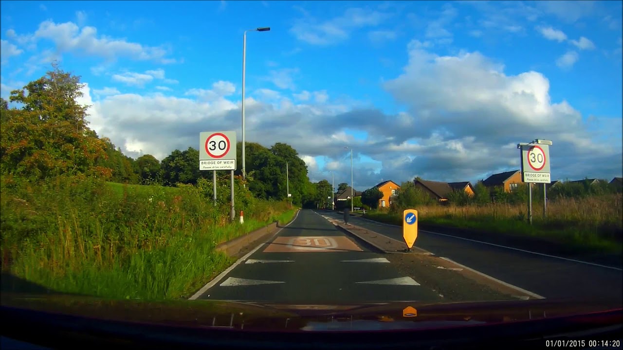 Sept 2018 Kilmacolm to Bridge of Weir YouTube