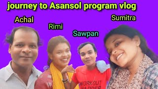 journey to the Asansol concert || santali singer rimi, sumitra, sawpan and  achal baske comedy man 🤣