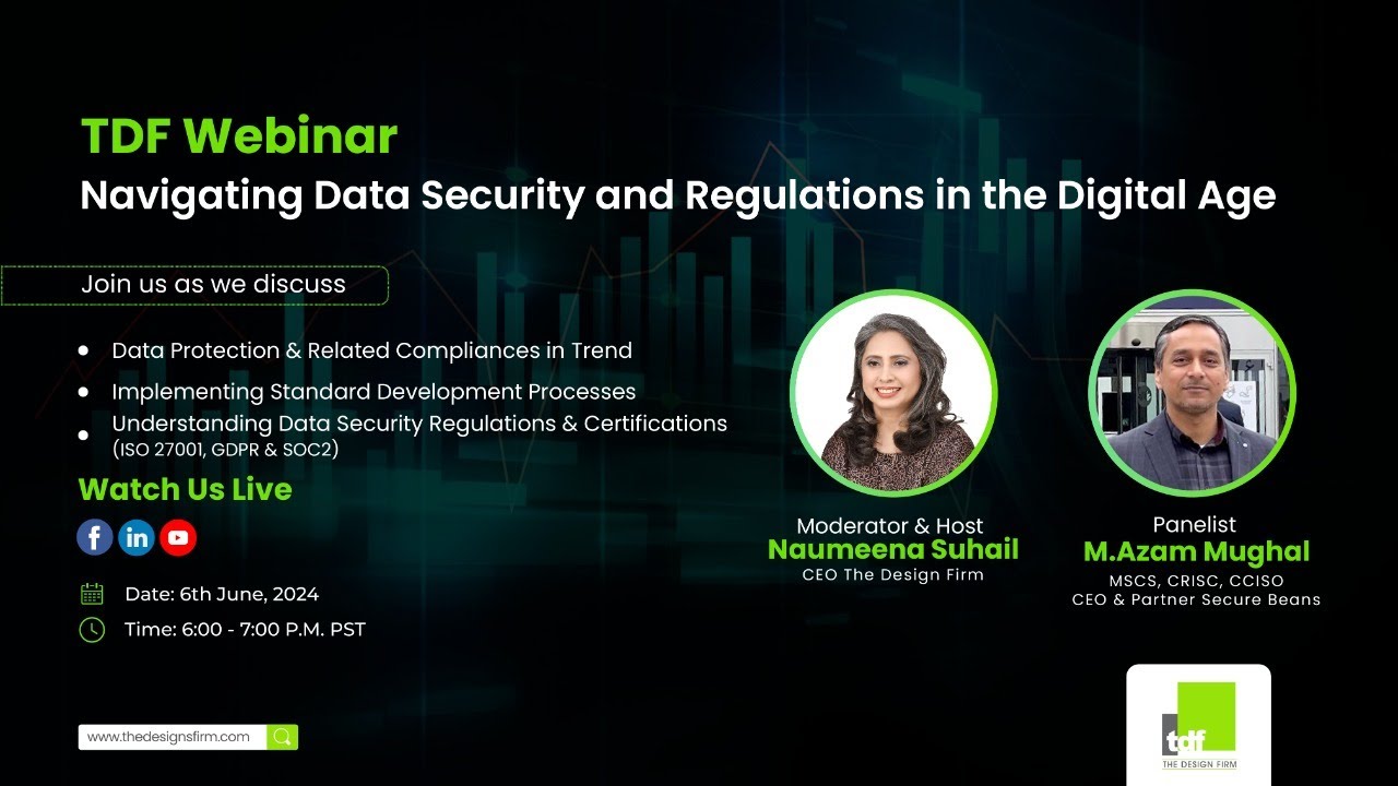 TDF Webinar E7 - Navigating Data Security & Regulations in the Digital ...