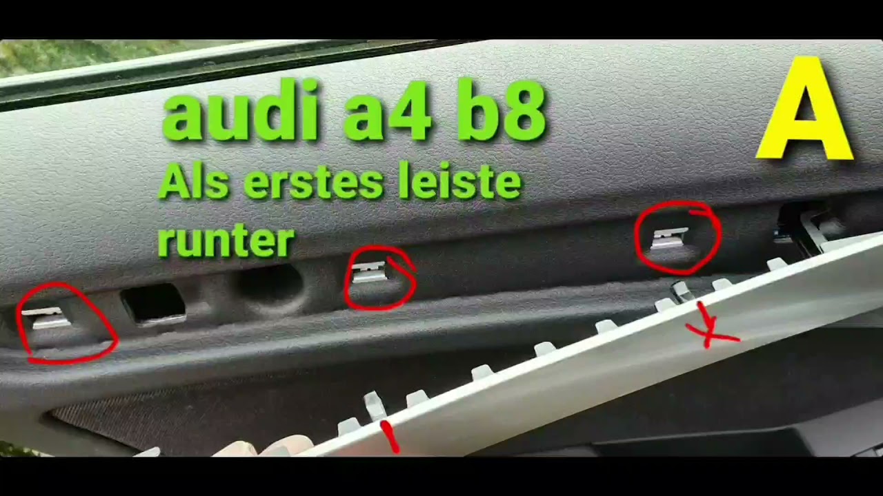 Audi A4 8K B8 LED Türbeleuchtung Einstiegsleuchte Nachrüstpaket