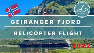 Geirangerfjord Helikopter Rundflug// Helicopter Geirangerfjord - Norway - 2022