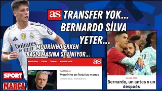 Bernardo Silva Yeterli Mi Arda Güler Kampa Ne Zaman Katılıyor İspanya Basını Manşet Yorum