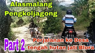 Perjalanan Ke Desa Tengah Hutan Jati Part 2  Alasmalang Pengkoljagong Jati Blora