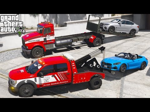 gta-5-real-life-mod-#169-repoing-two-bmw's-at-the-same-time-with-a-rollback-&-self-loader-tow-truck