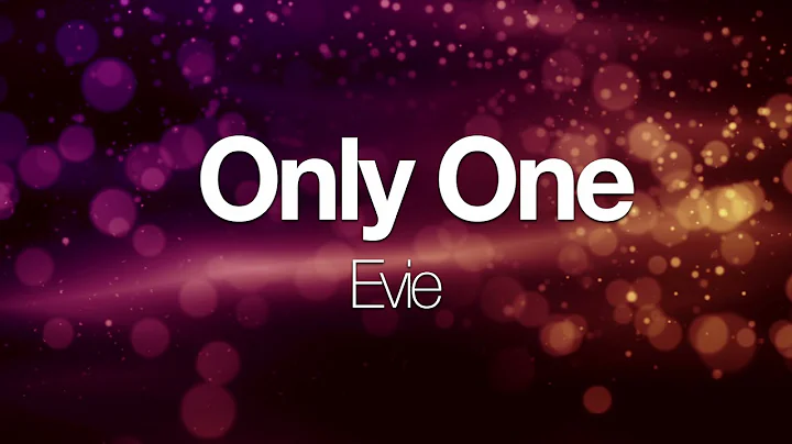 Song // Only One // Evie Cook