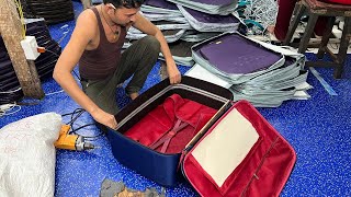 Amazing Manufacturing Process Of Travel Bag Or Luggage Bag. How Is Traveling Suitcase Made. screenshot 2