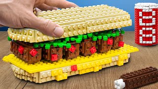 Lego Sandwich \/ Brick Masterpiece with Lego Cooking \/ Stop Motion Cooking \& ASMR