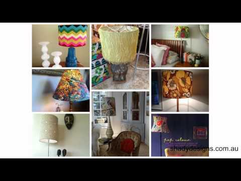 Custom lamp shade shapes for table lamps and floor lamps