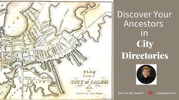 Discover Your Ancestors In City Directories