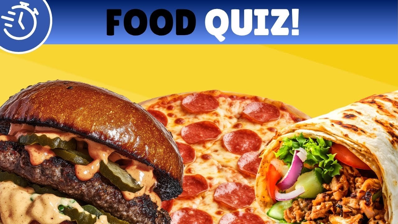 Food Quiz Challenge For Bright Minds! 🍔