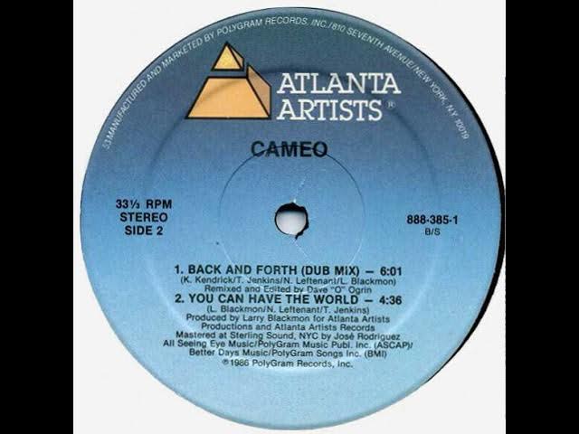 Cameo - Back & Forth (Dub Mix) (1986)