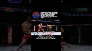 UFC 275 Glover Teixeira Jiri Prochazka Light Heavyweight Title Fight Simulation Singapore #shorts