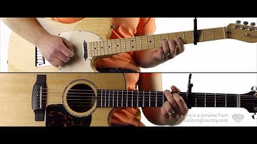 Drink In My Hand Eric Church Guitar Lesson and Tutorial