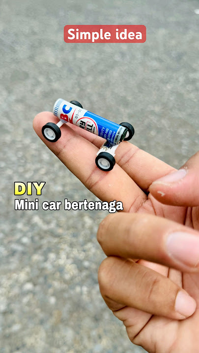 DIY mainan mudah bertenaga #idebarangbekas #diytoys #mainan #car #dinamo