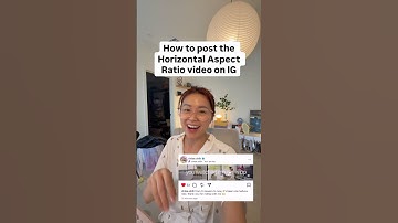 How to post the Horizontal Aspect Ratio Video on Instagram (TUTORIAL)