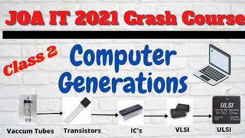 Generations of Computer || JOA IT 2021 Crash Course || Class 2