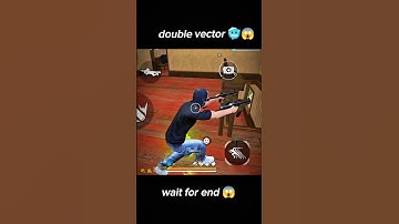 WAIT FOR THE SQUAD TO RUSH😱 DOUBLE VECTOR FREE FIRE SHORT VIDEO #shorts #shortsfeed #gaming