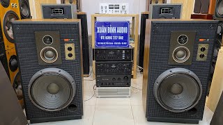 Cặp Loa Cả Xóm Mê, Sony G7 Bass 40cm Chất Âm Quá Hay, Loa Yamaha Ns-690ii Hàng Bãi Nhật.