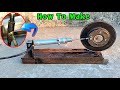 New Invention || How To Make Bike Shock Absorber Steam Engine || How To Make compressed Air Engine