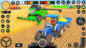 Modern Tractor Farming Driving Simulator 3D - New Tractor Games - Android Gameplay