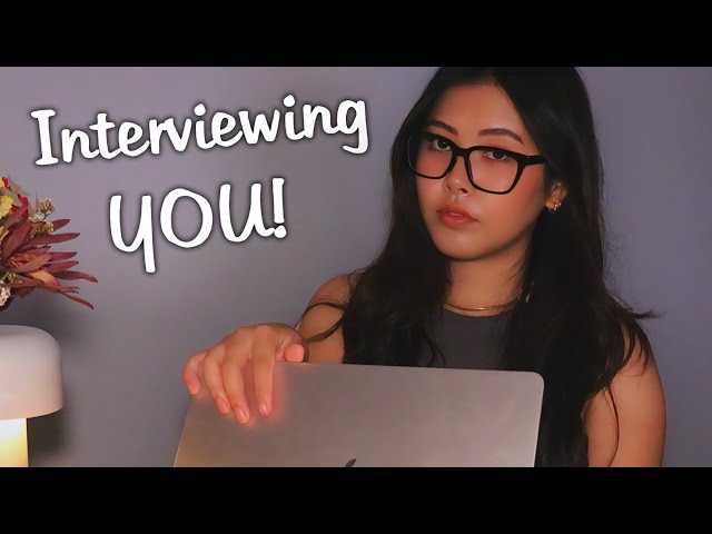 ASMR Job Interview on a Rainy Night 🌧️🌙 💤