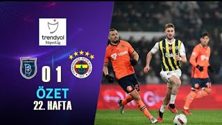 Fenerbahçe Son Dakika Golü 🔥 Fenerbahçe Başakşehir 1-0 | Maç Özeti
